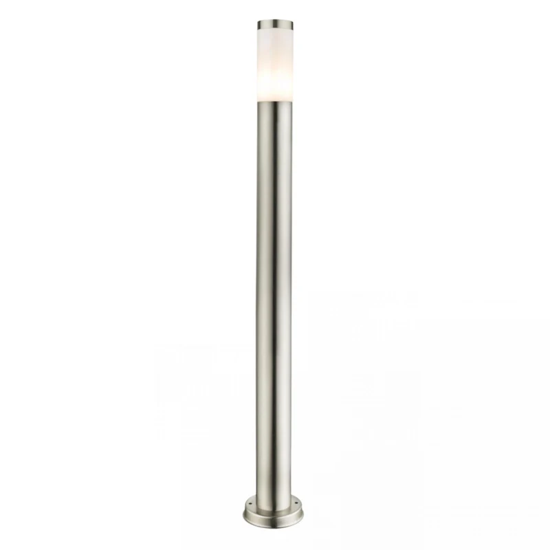 LED Pollerleuchte Standleuchte für den Außenbereich 1050mm Edelstahl gebürstet IP44 E27 230V